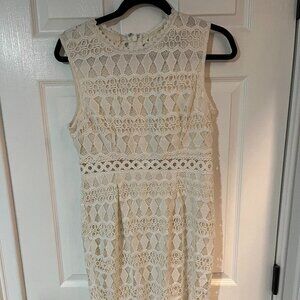 Lulus White Lace Dress